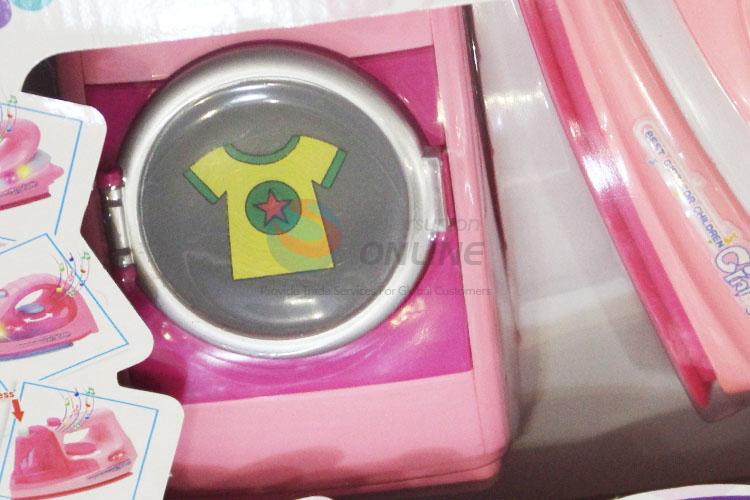 Cheap Price Plastic Musical and Lighting Iron/ Washing Machine