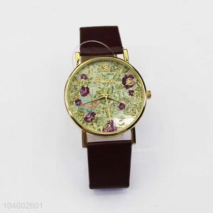 Hottest Professional PU Woman Fashion Watch