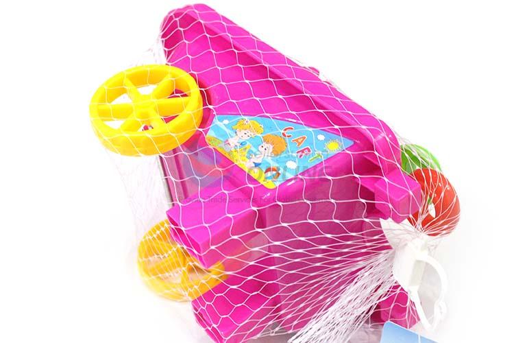 Cute Design Plastic Beach Cart With Sand Toy Set