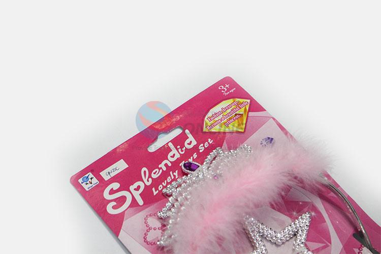 Cheap Price Fashion Jewelry Doll Accessories Princess Crown for Kids Toys