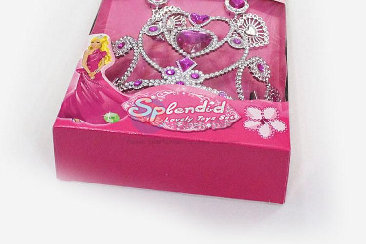 China Wholesale Fashion Jewelry Doll Accessories Princess Crown for Kids Toys