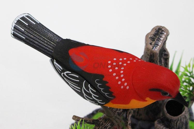 Best Selling Simulated Heartful Bird Sound Control Plastic Bird