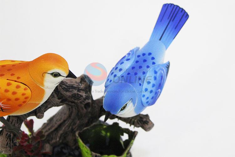 Fashion Style Artificial Sound Control Singing Heartful Bird Toy