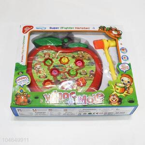 Reasonable Price Electric Cute Apple Shape Whac-a-mole Toys for Children