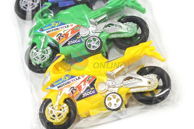 Cheap Price Plastic Pull-Back Vehicle Colorful Motorcycle