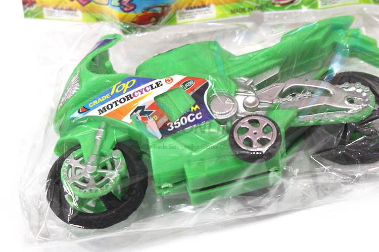 Hot Sale Plastic Simulation Motorcycle Pull-Back Vehicle