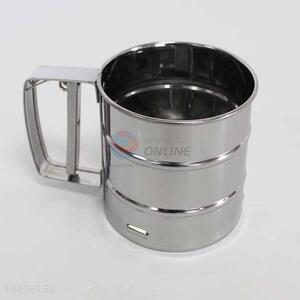 Stainless steel powder sieve with handle