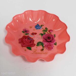 Red Color Plastic Fruit Plate