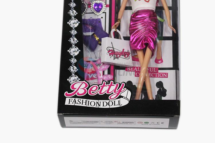 High quality promotional fashion doll toy doll playset