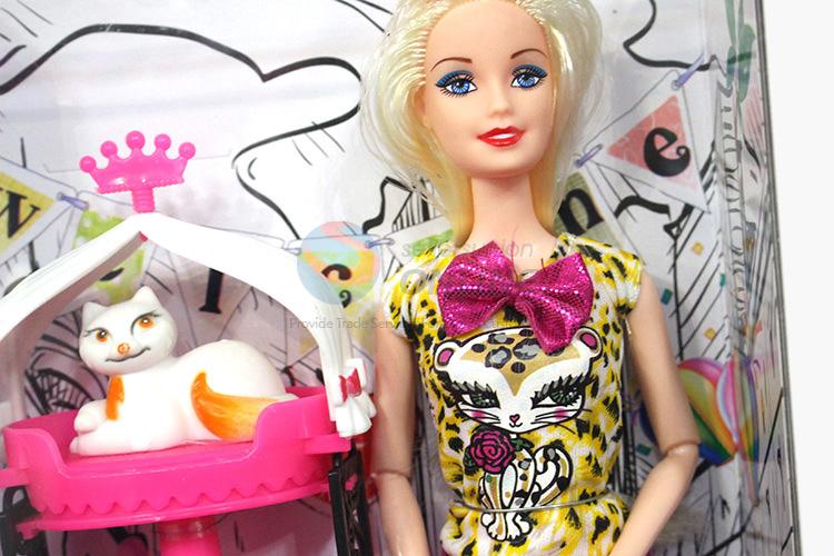 Factory promotional fashion doll toy doll playset