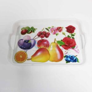 Beautiful design fruit pattern salver