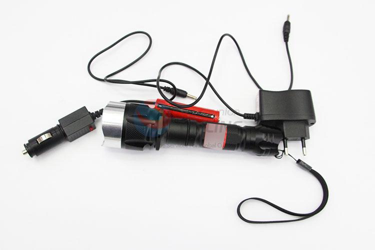 Fashion Style Travel Camp Flashlight with T6 Lamp Bulb and 18650 Battery