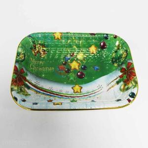 Christmas serving salver plastic plate