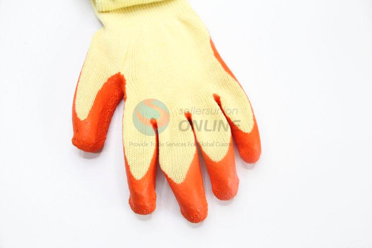 Orange Color Nylon Working Gloves Protective Gloves Safety Gloves