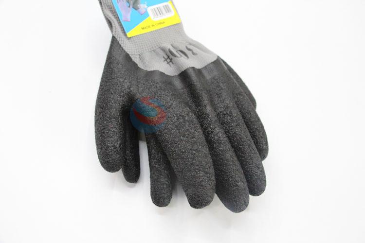 Wholesale Cheap Price Black Color Work Gloves Nylon Slip Working Gloves