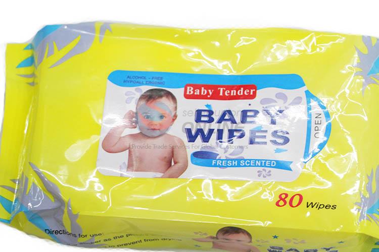 Simple Best 80 Pcs Baby Wipes Wet Tissue Cleaning Wipes