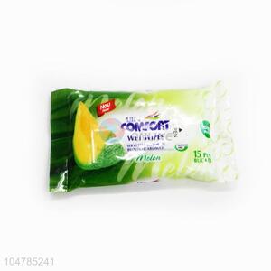 Elegant 15 Pieces Clean Wipes Wet Tissue High Quality <em>Baby</em> Wipes