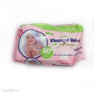 Simple Style 80 Pcs Baby Wipes Wet Tissue Cleaning Wipes