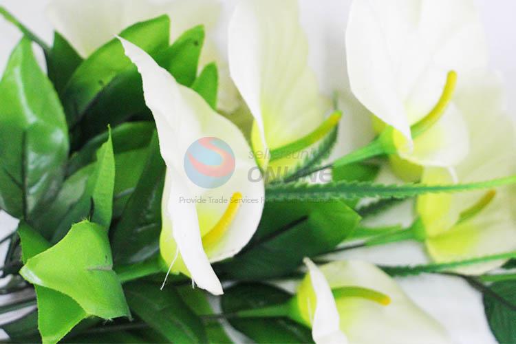 White Color Artificial Flower Home Garden Courtyard Ornament Plant