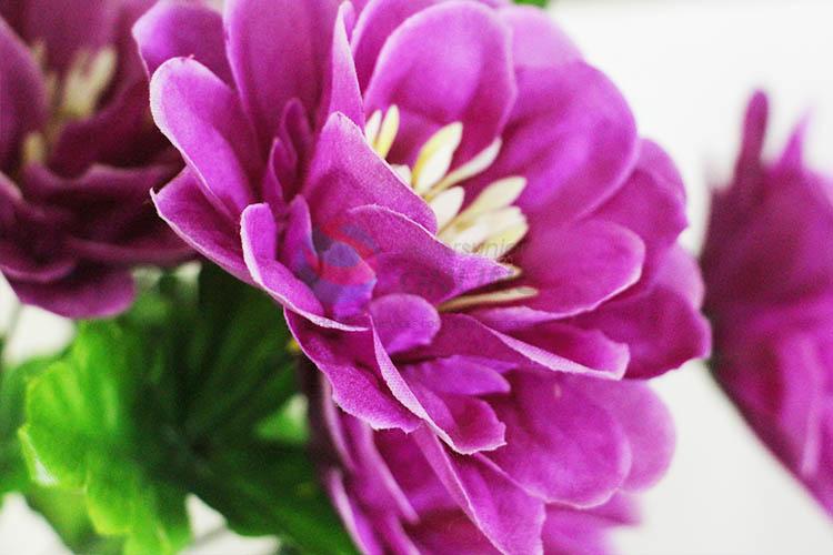 A Bunch of Purple Color Flower for Wedding Decoration