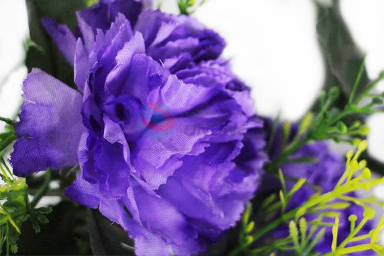 High Quality Purple Color Fake Rose Artificial Flowers