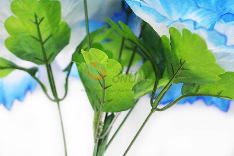 Blue Color Big A Bunch of Artificial Fake Flower Wedding Flower