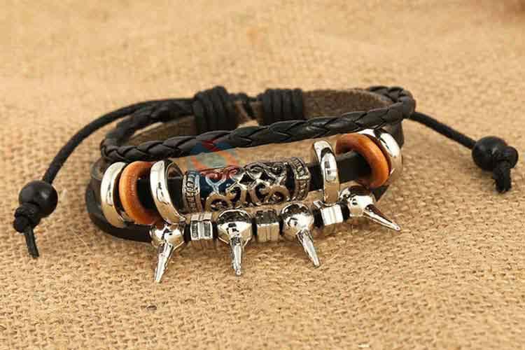 Promotional custom vintage multi-layer vintage bracelet