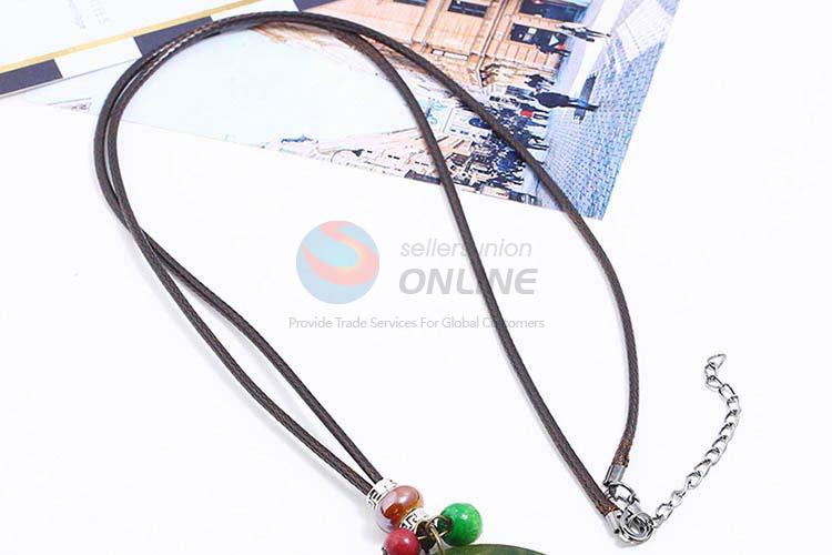 China wholesale vintage alloy pendant wooden necklaces