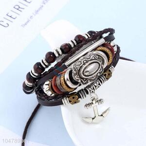 Bottom price vintage multi-layer punk bracelet