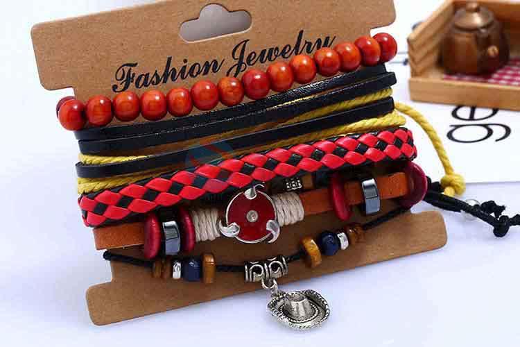 New products vintage punk adjustable bracelet set