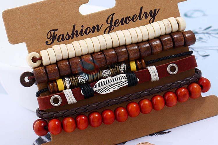 Cheap professional vintage handmade adjustable bracelet set