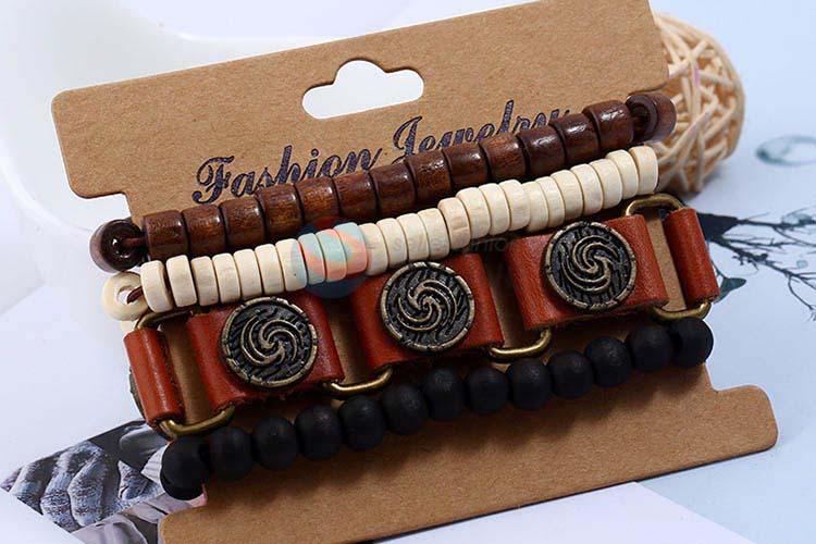 Top sale vintage punk adjustable bracelet set