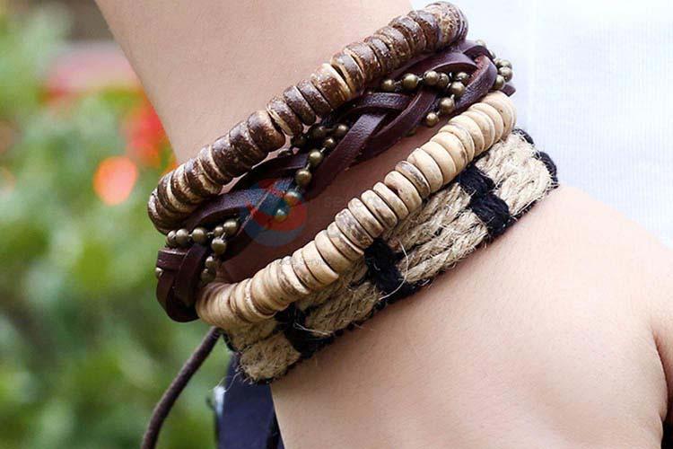 Bottom price vintage handmade adjustable bracelet set