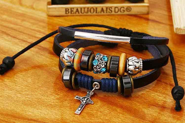 Top quality cheap vintage multi-layer vintage bracelet