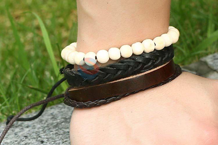 High sales vintage punk adjustable bracelet set