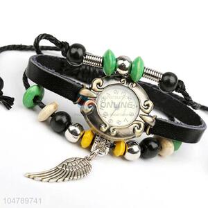 Cheap wholesale vintage multi-layer watch bracelet