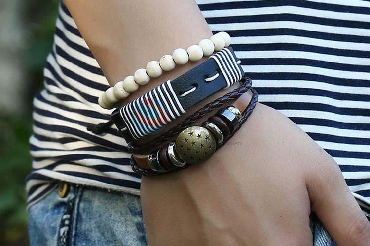 Top manufacturer vintage punk adjustable bracelet set