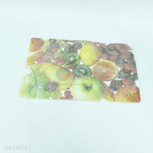 Fashion style fruit pattern 2pcs placemats