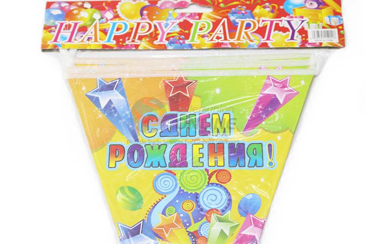 Cheap Price Wholesale Paper Pennant Bunting Christmas Decoration Birthday Party