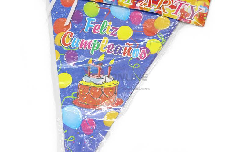 Promotional Gift Cute Party Christmas Decorations Kids Boy Girl Paper  Flags Pennant