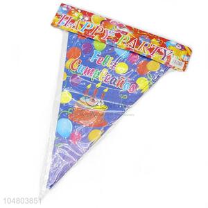 Promotional Gift Cute Party Christmas Decorations Kids Boy Girl Paper  Flags Pennant