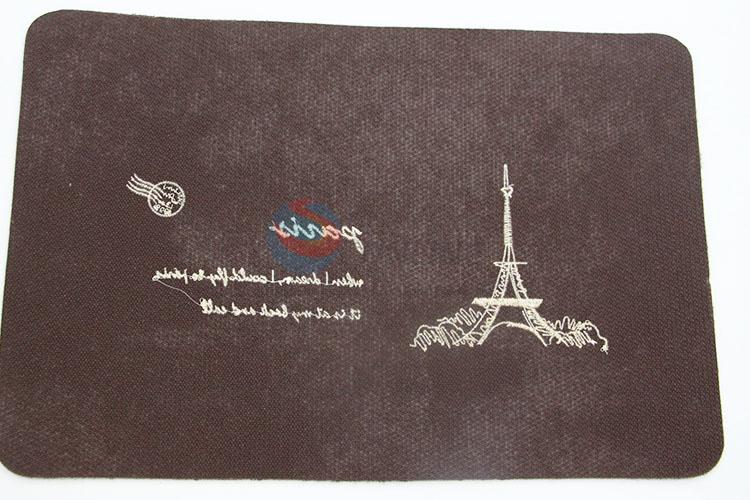 New Design Black Color Eiffel Tower Pattern Door Mat Floor Mat