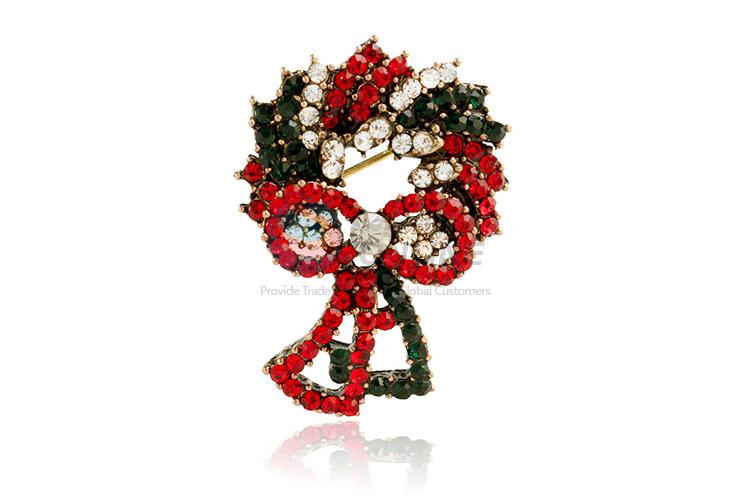 Promotional custom bowknot shape alloy brooch