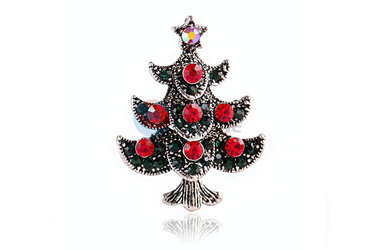 Premium quality Christams tree shape alloy brooch