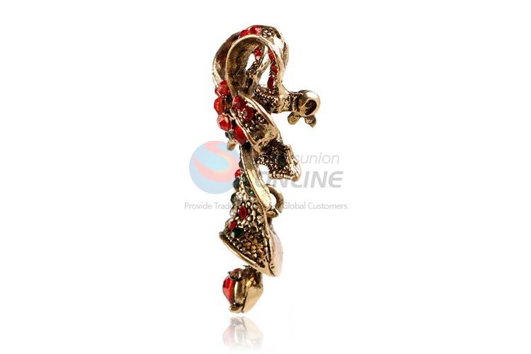 Direct factory Christams bell shape alloy brooch