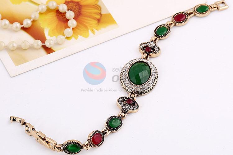 China wholesale rhinestone alloy bracelet