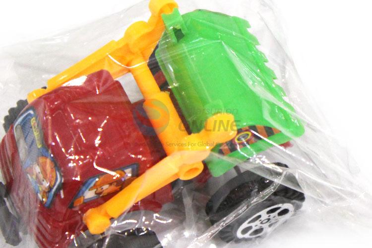 Hot selling plastic pull-back engineering vehicle