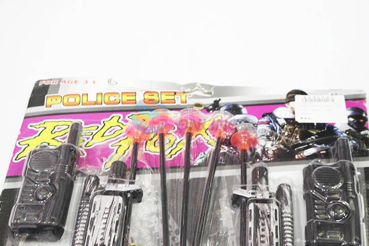 Cute Design Police Toy Set Soft Bullet Guns