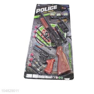 Promotional Gift Soft Bullet Gun Police Set Toy For Kids