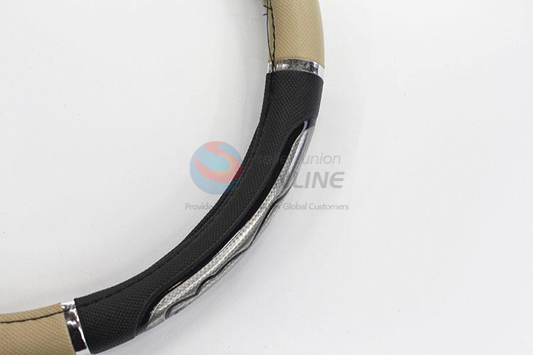 Popular Wholesale Leather Automobiles Car Steering Wheel Cover